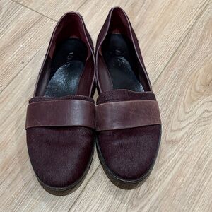 Vince Maroon Slip-On Flats